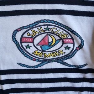 Vintage Tops - Vintage Sail Club sweater Vintage Tops - Vintage Sail Club sweater